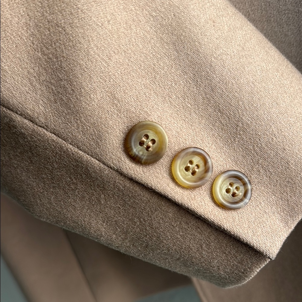 Pendleton Classic Tan Wool Blazer Petite Sz 8 - Picture 10 of 10